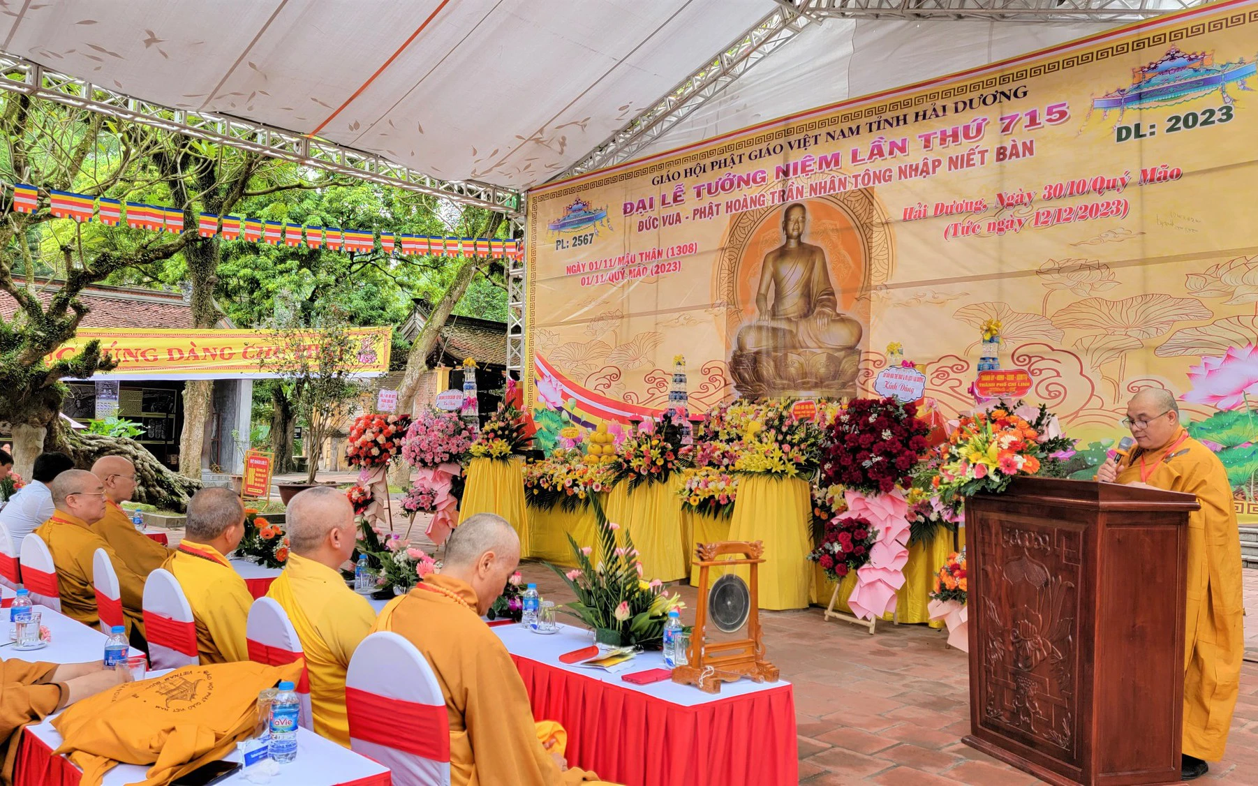 Tưởng niệm 715 năm ngày đức Phật hoàng Trần Nhân Tông nhập niết bàn